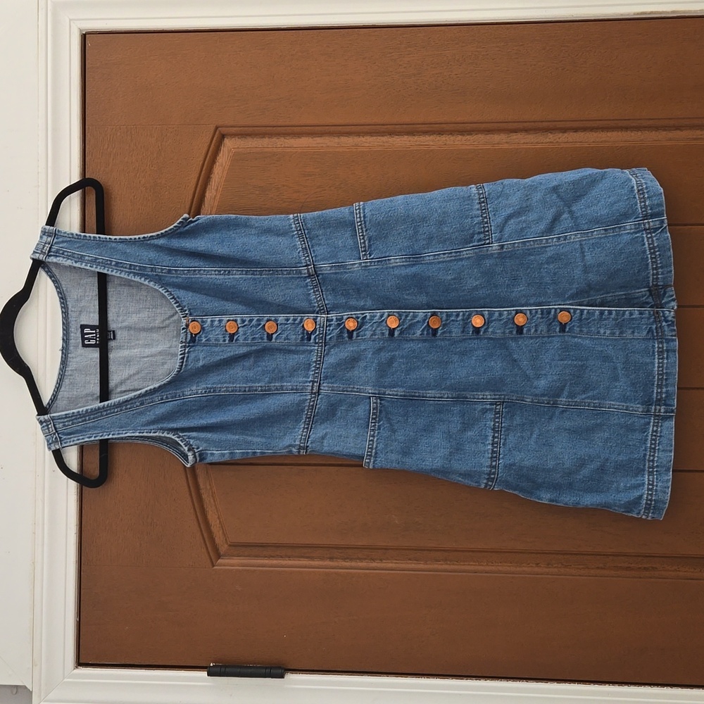 Gap Denim Button Down Dress Size 2